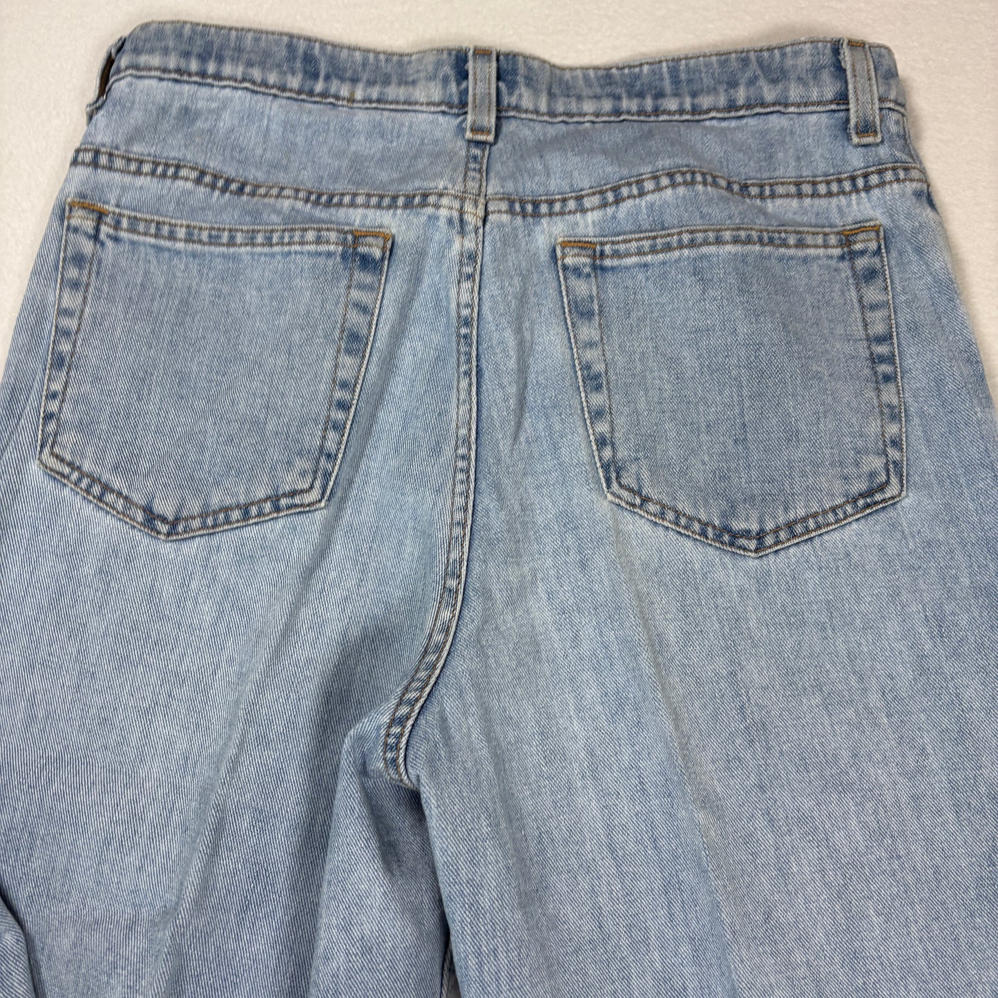 Eddie Bauer Womens Jeans 10 Baggy 90s Vintage Y2K High Rise Light Wash Denim