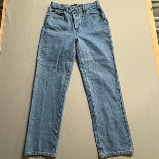 Fashion Nova Straight Leg Jeans Size 9 Fits Like 31x32 Blue Y2K Denim