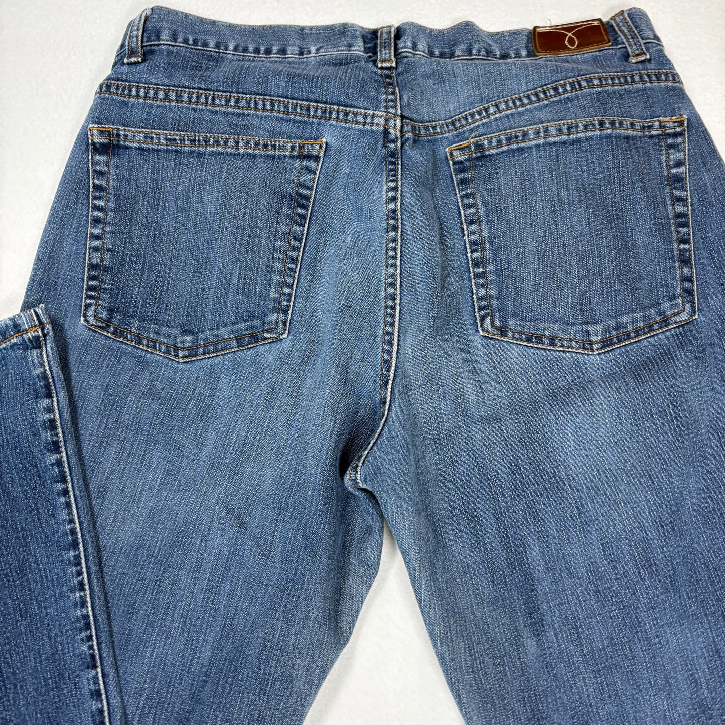 Calvin Klein Womens Jeans 12 Y2K Vintage 90s Bootcut Stretch Dark Wash Denim CK