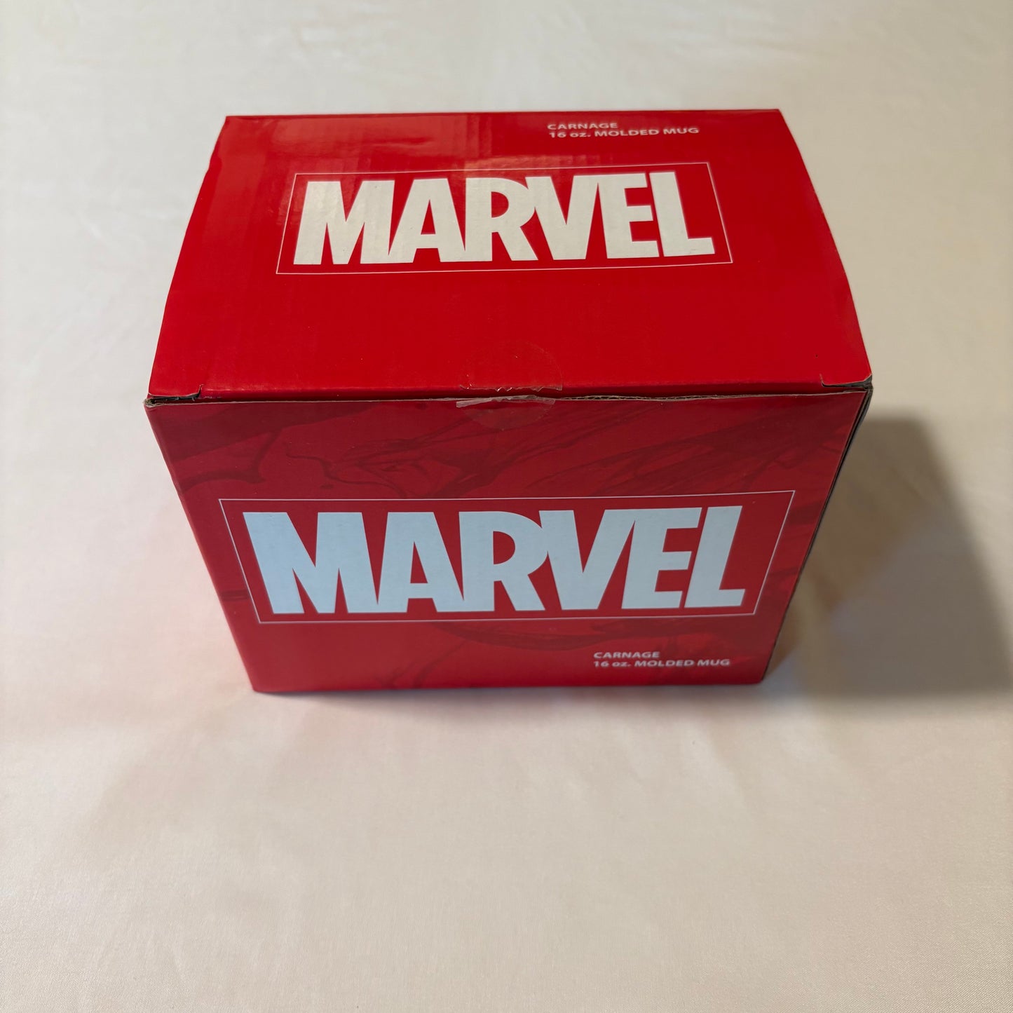 Marvel Carnage 16 oz 3D Molded Mug | Red Ceramic Venom Villain Cup w/ Box NEW