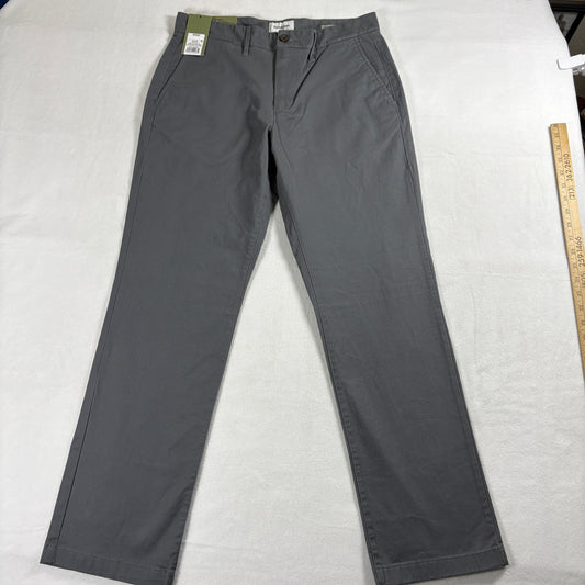 Goodfellow & Co Every Wear Chino Pants Mens 30x30 Gray Straight Fit NWT