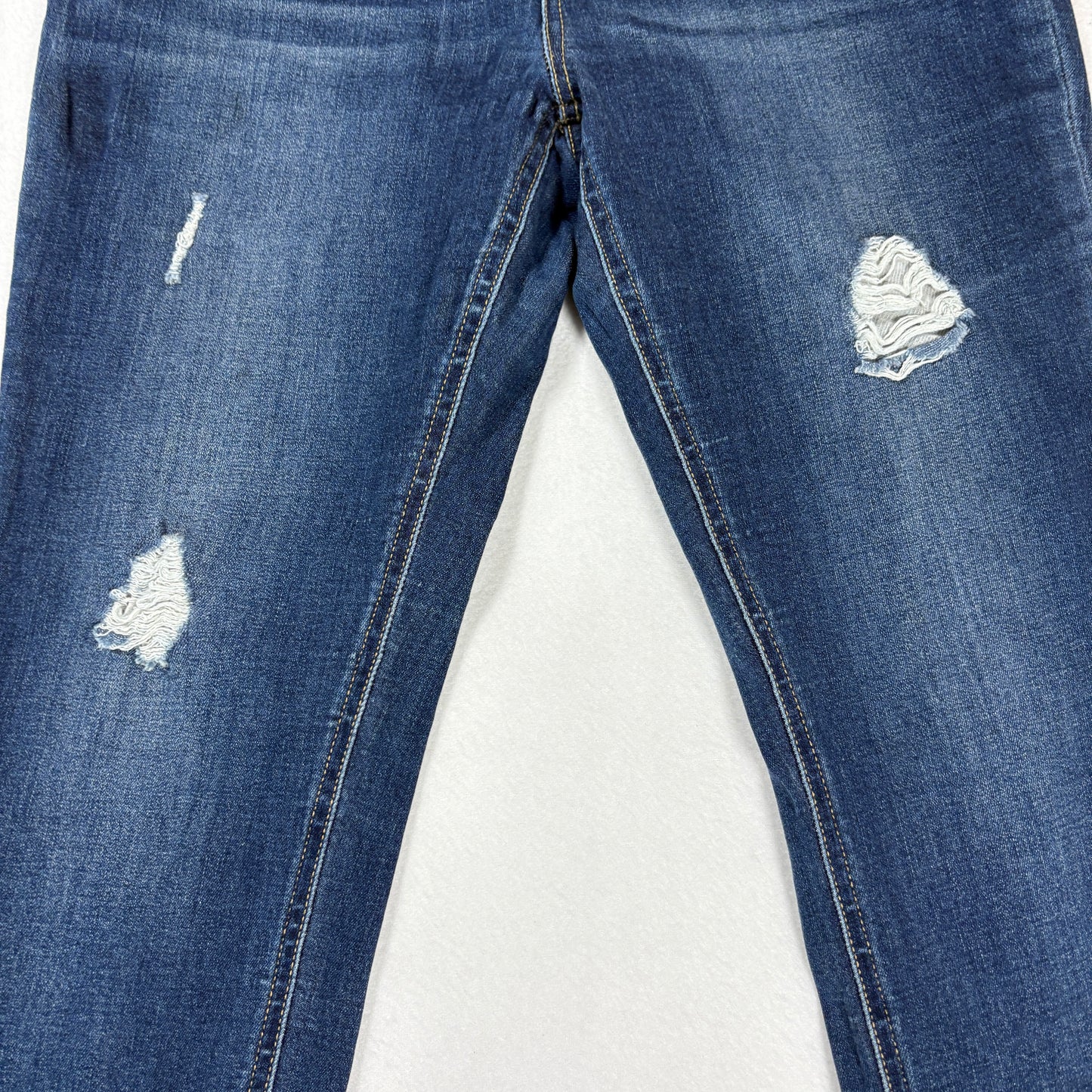 Buffalo Womens Jeans Size 8/29 Mid Rise Skinny Distressed Ripped Denim Y2K