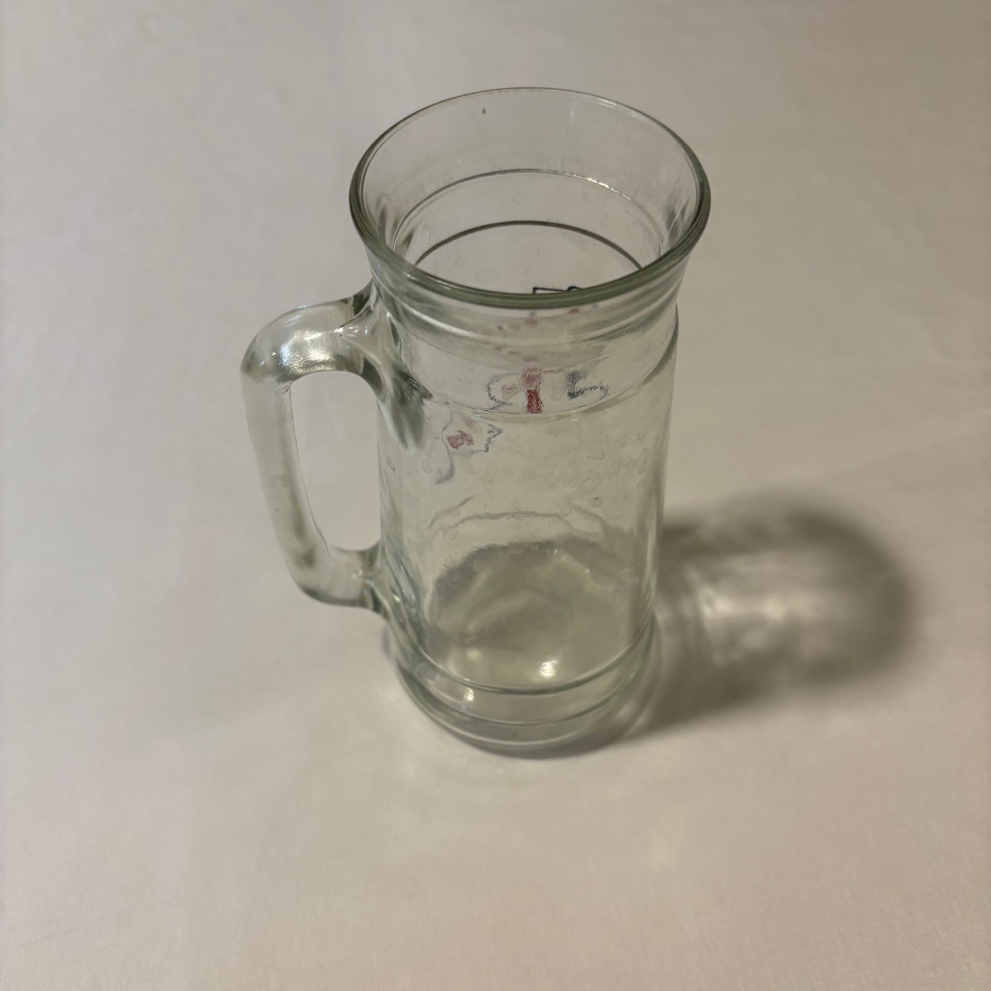 Vintage California Angels Beer Mug Glass 6" MLB Baseball Mug w/ State Logo