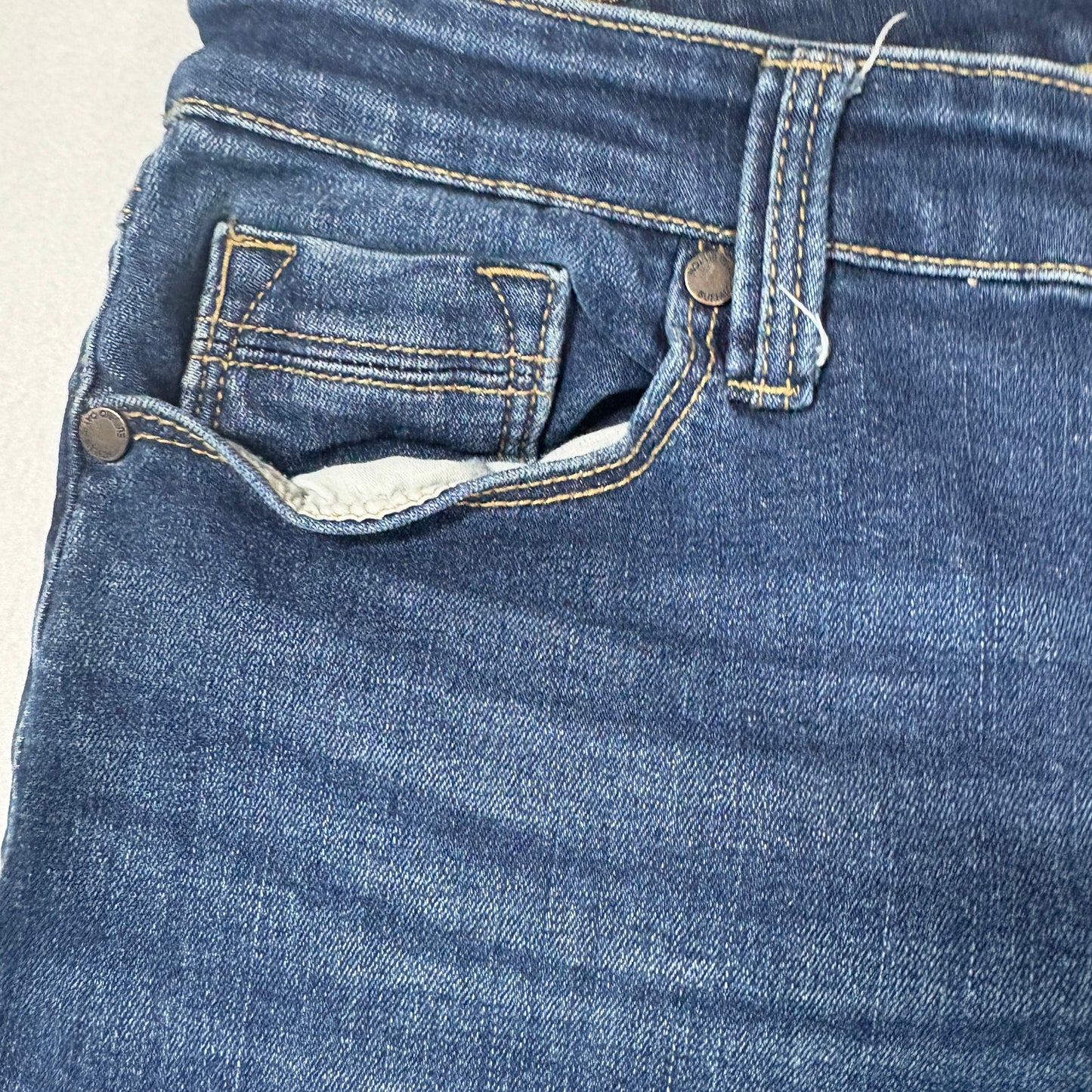 Buffalo Womens Jeans Size 8/29 Mid Rise Skinny Distressed Ripped Denim Y2K