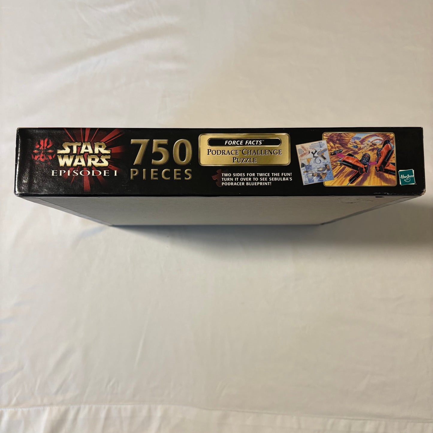 Sealed Star Wars Episode I Podrace Challenge Puzzle 750pc Hasbro 2-Sided 1999
