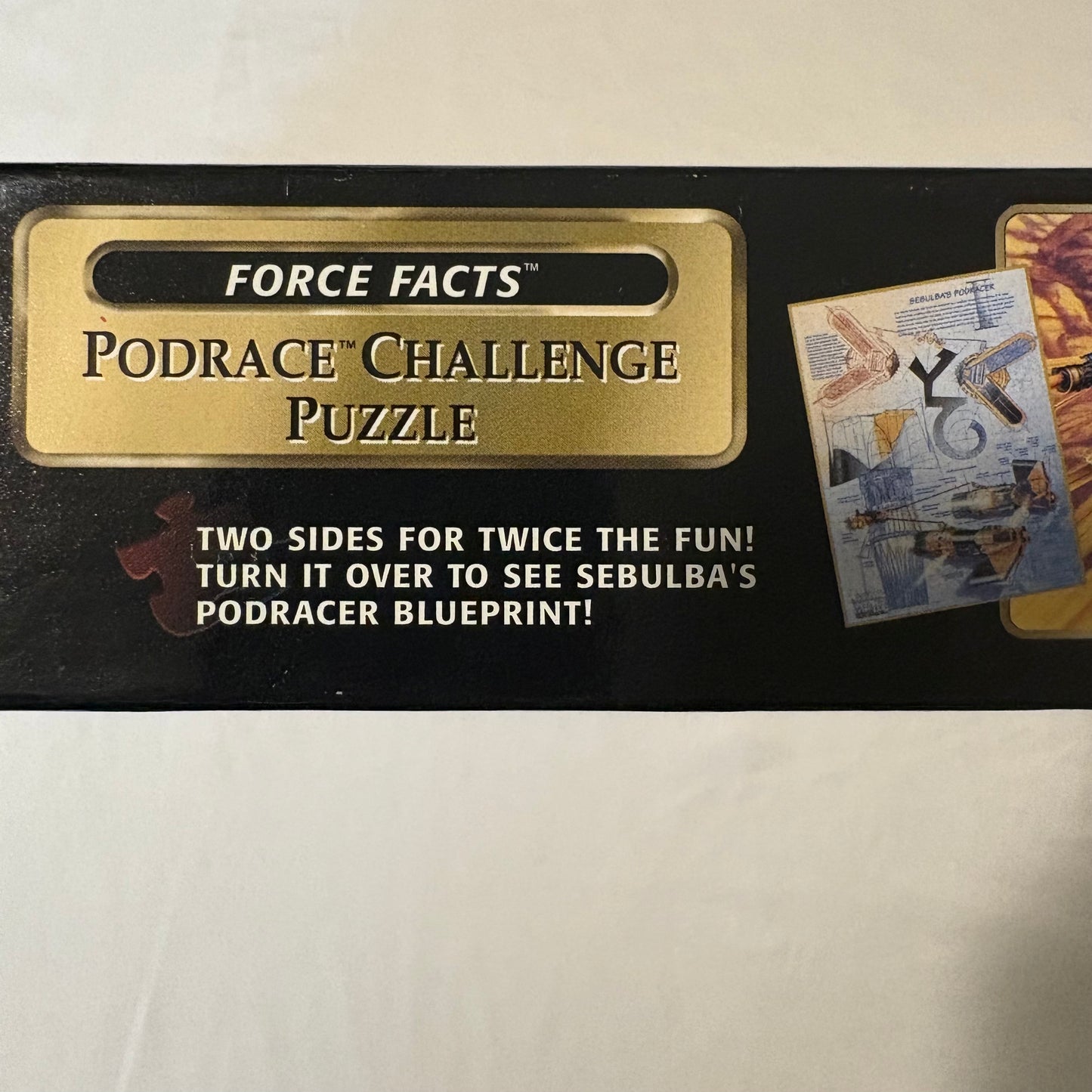 Sealed Star Wars Episode I Podrace Challenge Puzzle 750pc Hasbro 2-Sided 1999