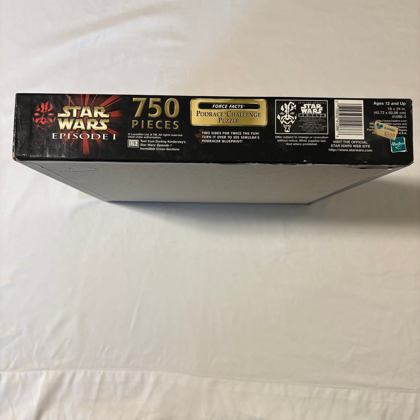 Sealed Star Wars Episode I Podrace Challenge Puzzle 750pc Hasbro 2-Sided 1999