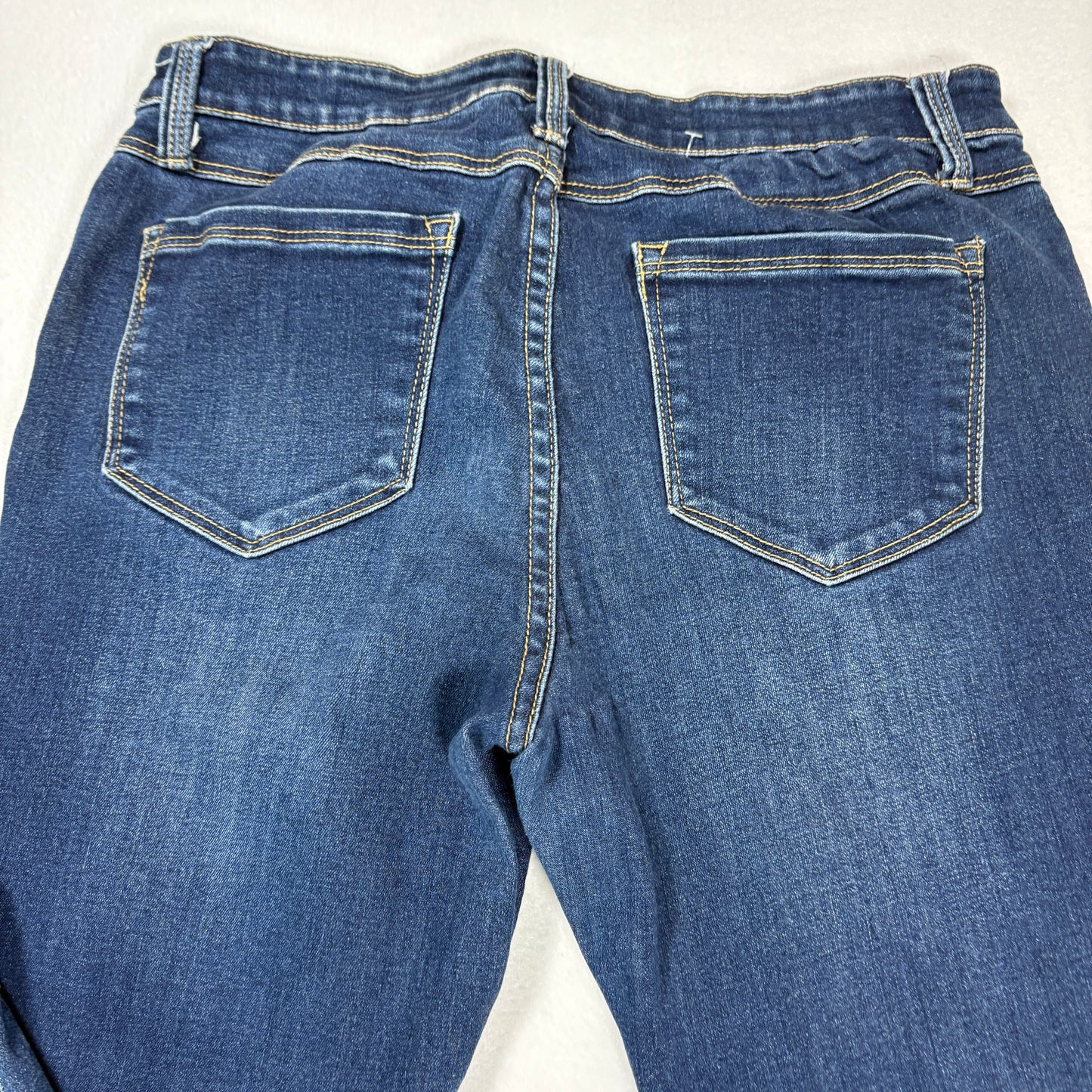 Buffalo Womens Jeans Size 8/29 Mid Rise Skinny Distressed Ripped Denim Y2K