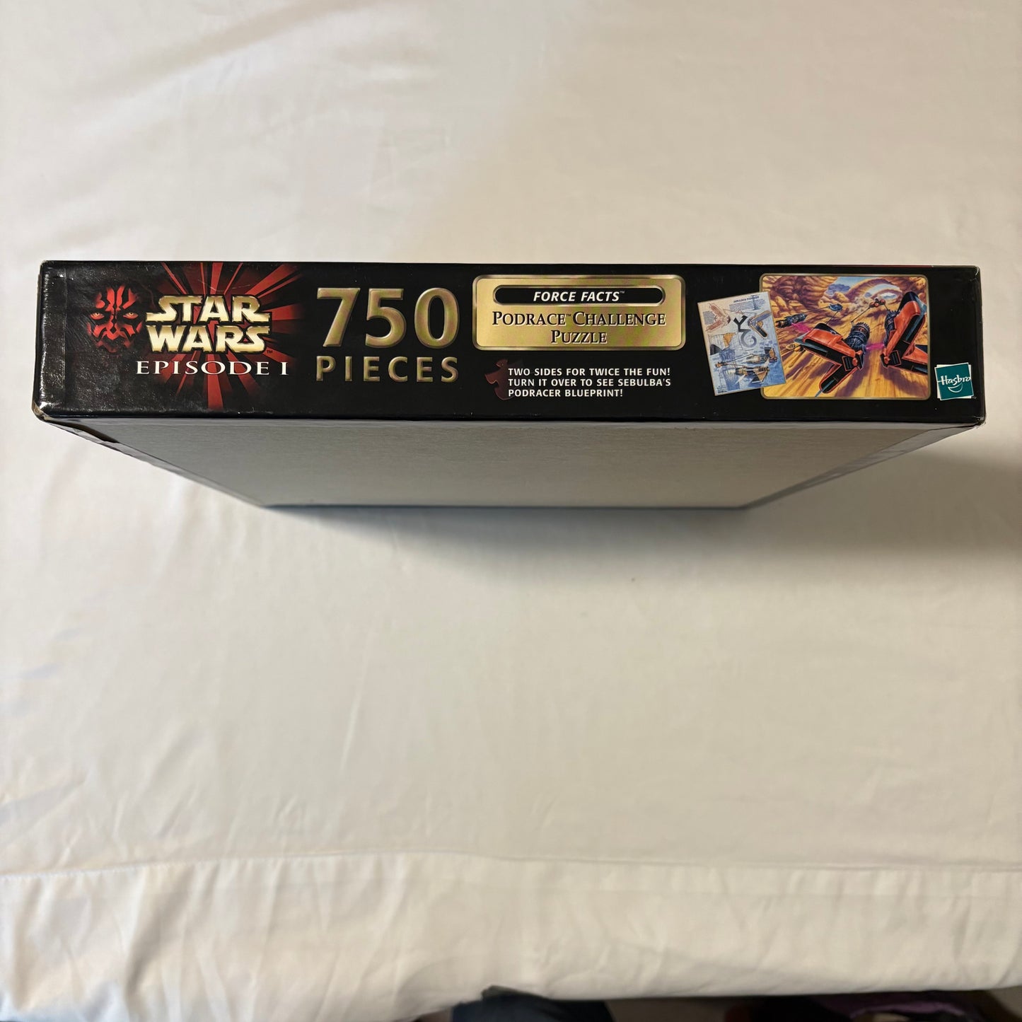 Sealed Star Wars Episode I Podrace Challenge Puzzle 750pc Hasbro 2-Sided 1999