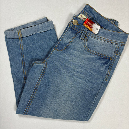 Faded Glory Womens Jeans Size 4 Light Wash Bootcut Denim NWT Y2K 90s Vintage