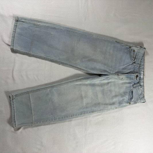 Wrangler Vintage Loose Fit Light Wash Jeans Youth 10 Husky 90s Denim Street Wear