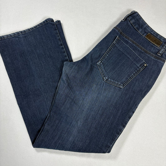 DKNY Womens Jeans Size 6 Mercer St Bootcut Dark Wash Denim Y2K Vintage 90s