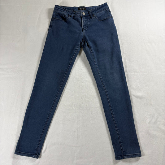 Royalty For Me Womens Skinny Jeans Dark Wash Stretch Denim Size 4 Casual Trendy