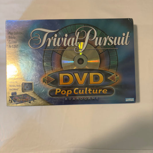 Trivial Pursuit DVD Pop Culture Board Game 2003 Parker Brothers Complete