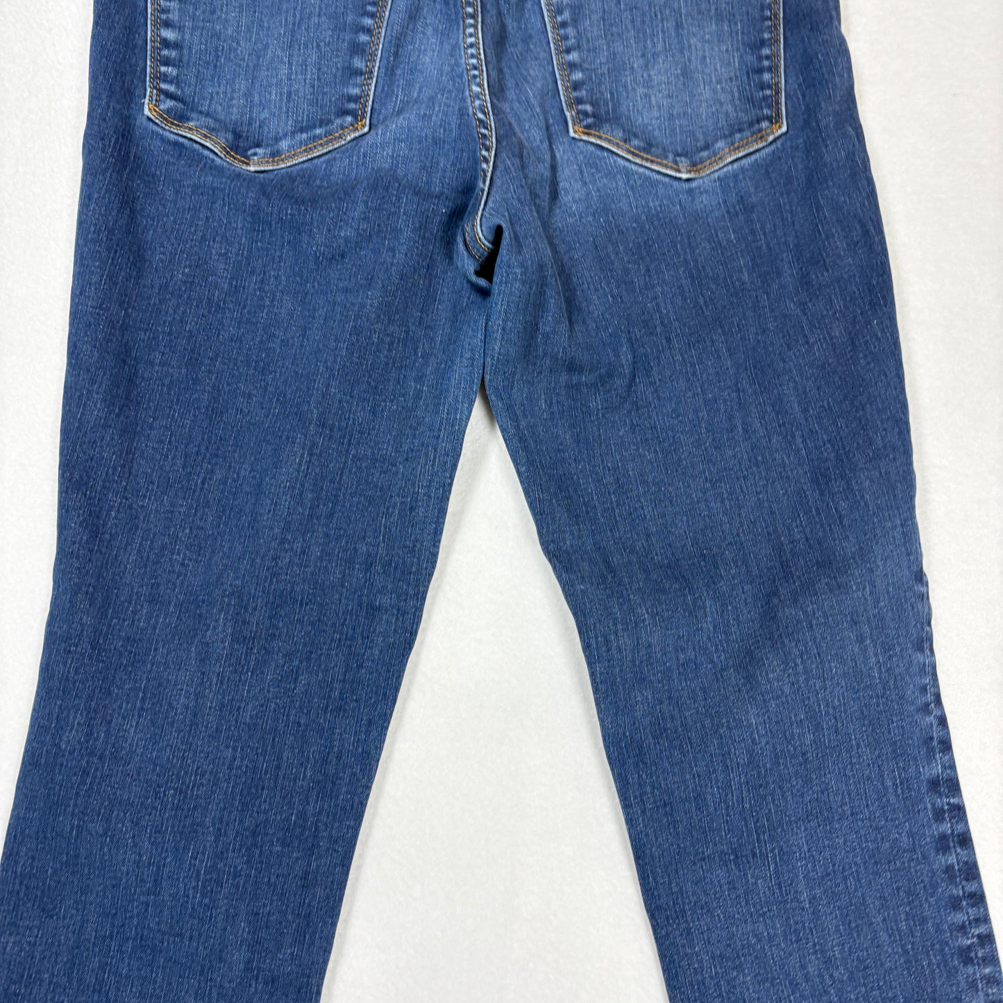 Gap Womens Jeans Size 28R 1969 True Skinny Dark Wash Raw Hem Distressed Denim