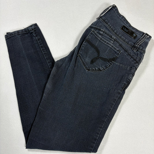 YMI Womens Jeans Size 9 Dark Wash High Rise Skinny Denim Stretch Y2K Vintage