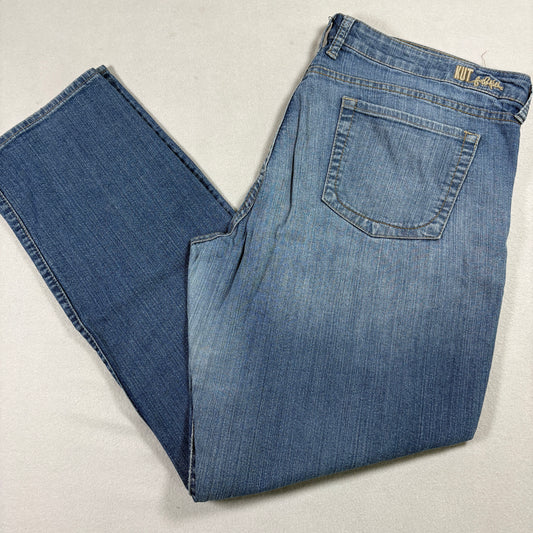 Kut From The Kloth Womens Jeans 16 Plus Light Wash Curvy Straight Y2K Vintage