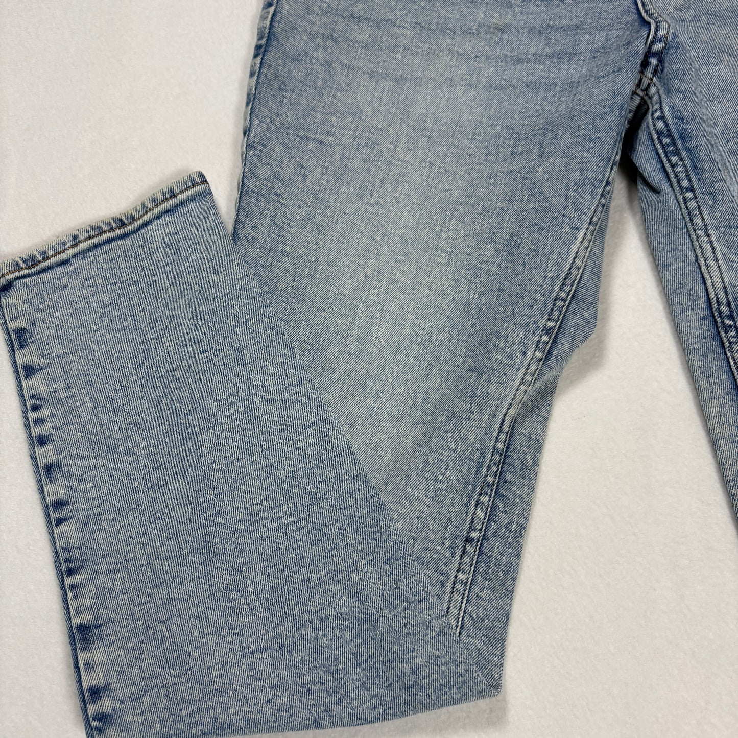 H&M Womens Jeans Size 12 Light Wash Baggy High Rise Y2K 90s Grunge Denim Vintage