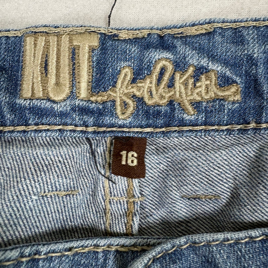 Kut From The Kloth Womens Jeans 16 Plus Light Wash Curvy Straight Y2K Vintage
