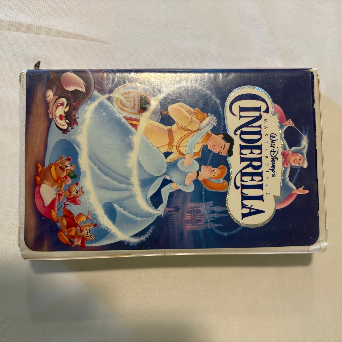 Disney Cinderella VHS 1995 Masterpiece Collection White Clamshell Case Animated