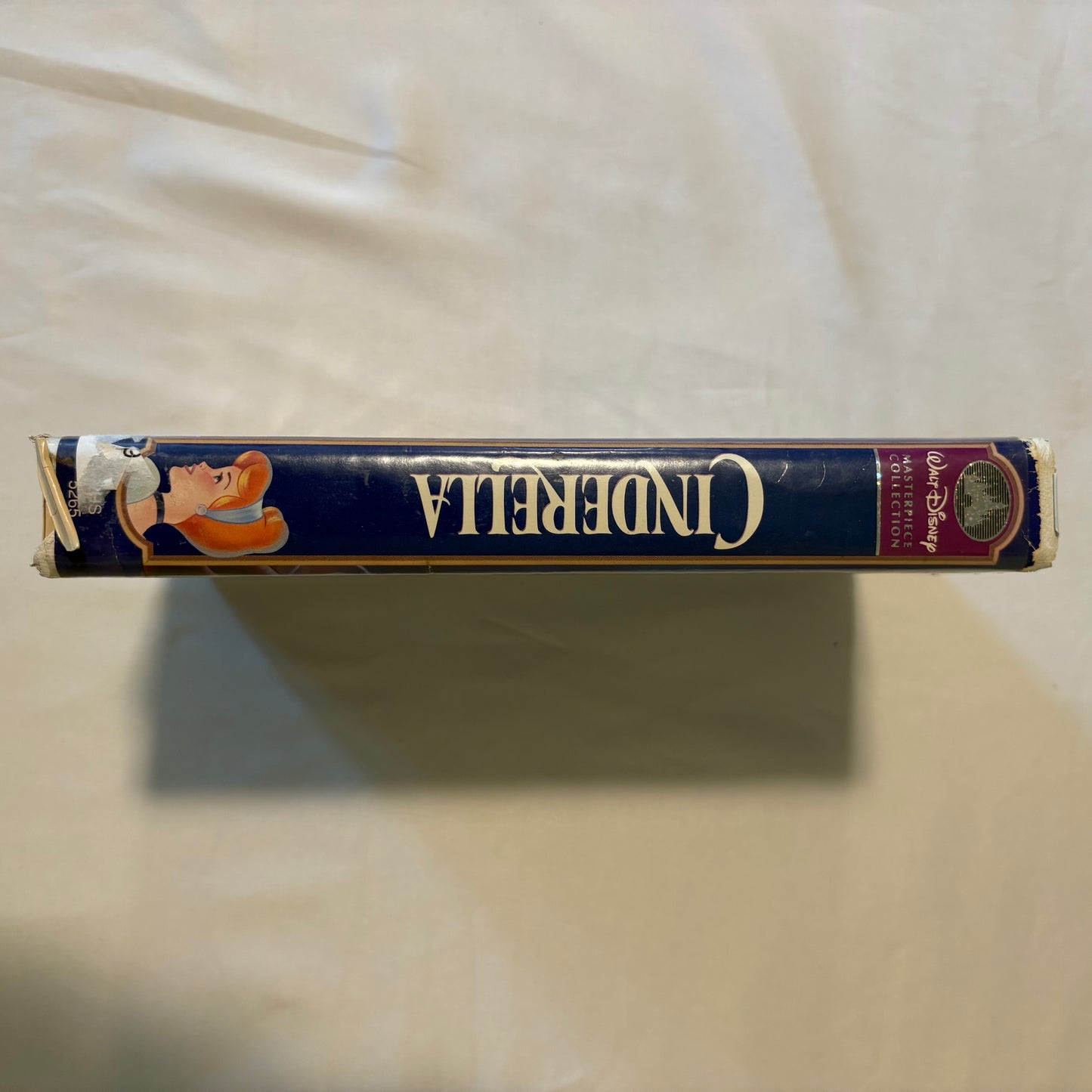 Disney Cinderella VHS 1995 Masterpiece Collection White Clamshell Case Animated