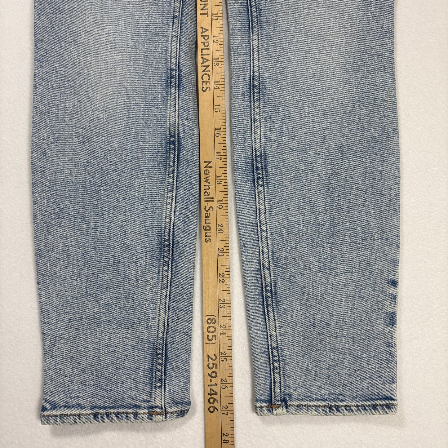 H&M Womens Jeans Size 12 Light Wash Baggy High Rise Y2K 90s Grunge Denim Vintage