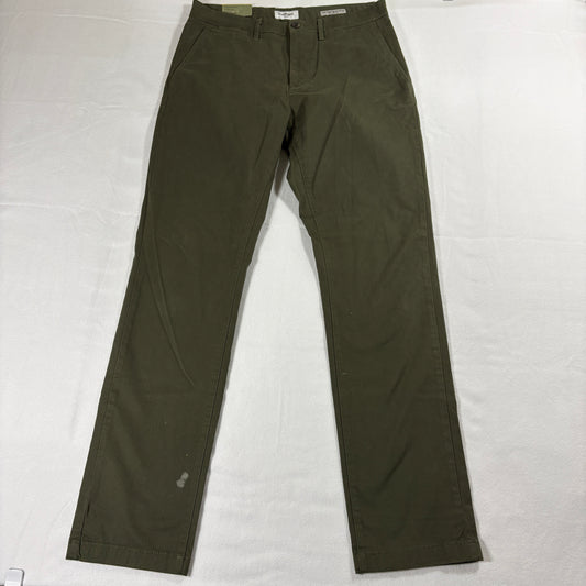 Goodfellow Chino Pants Mens 32x32 Olive Athletic Tapered Stretch NWT Casual Work