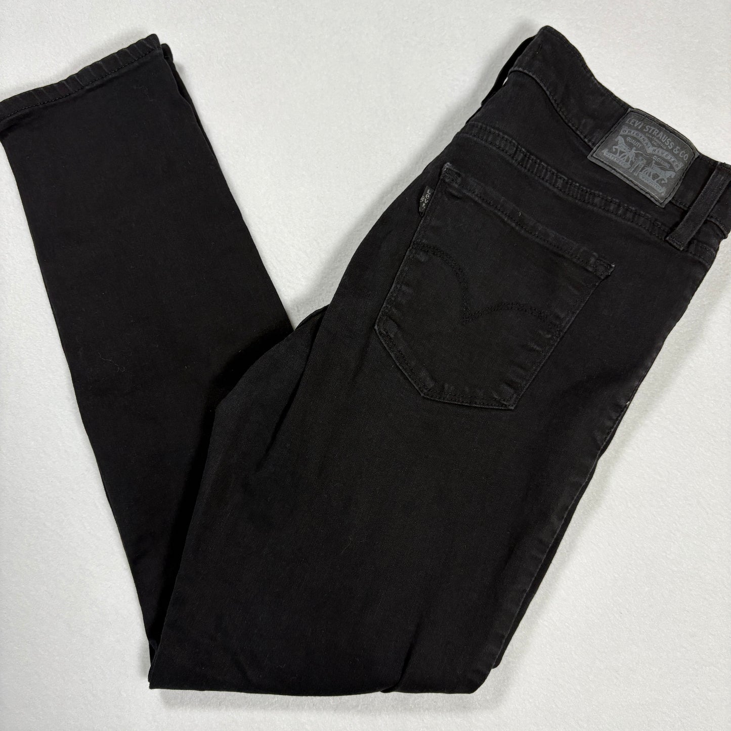 Levi's Womens Jeans 311 Shaping Skinny Black Size 30 High Rise Stretch Denim