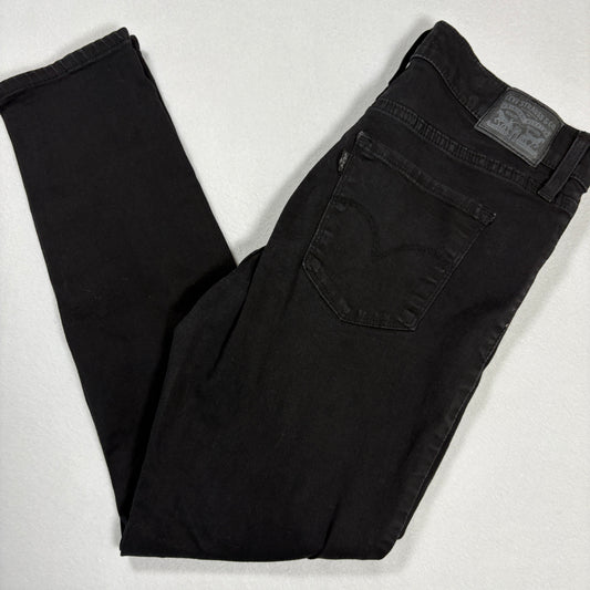 Levi's Womens Jeans 311 Shaping Skinny Black Size 30 High Rise Stretch Denim
