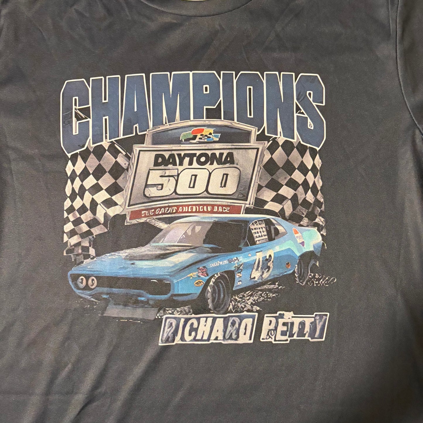 Daytona 500 Richard Petty Champions T-Shirt Men’s XL Nascar Racing Tee Black