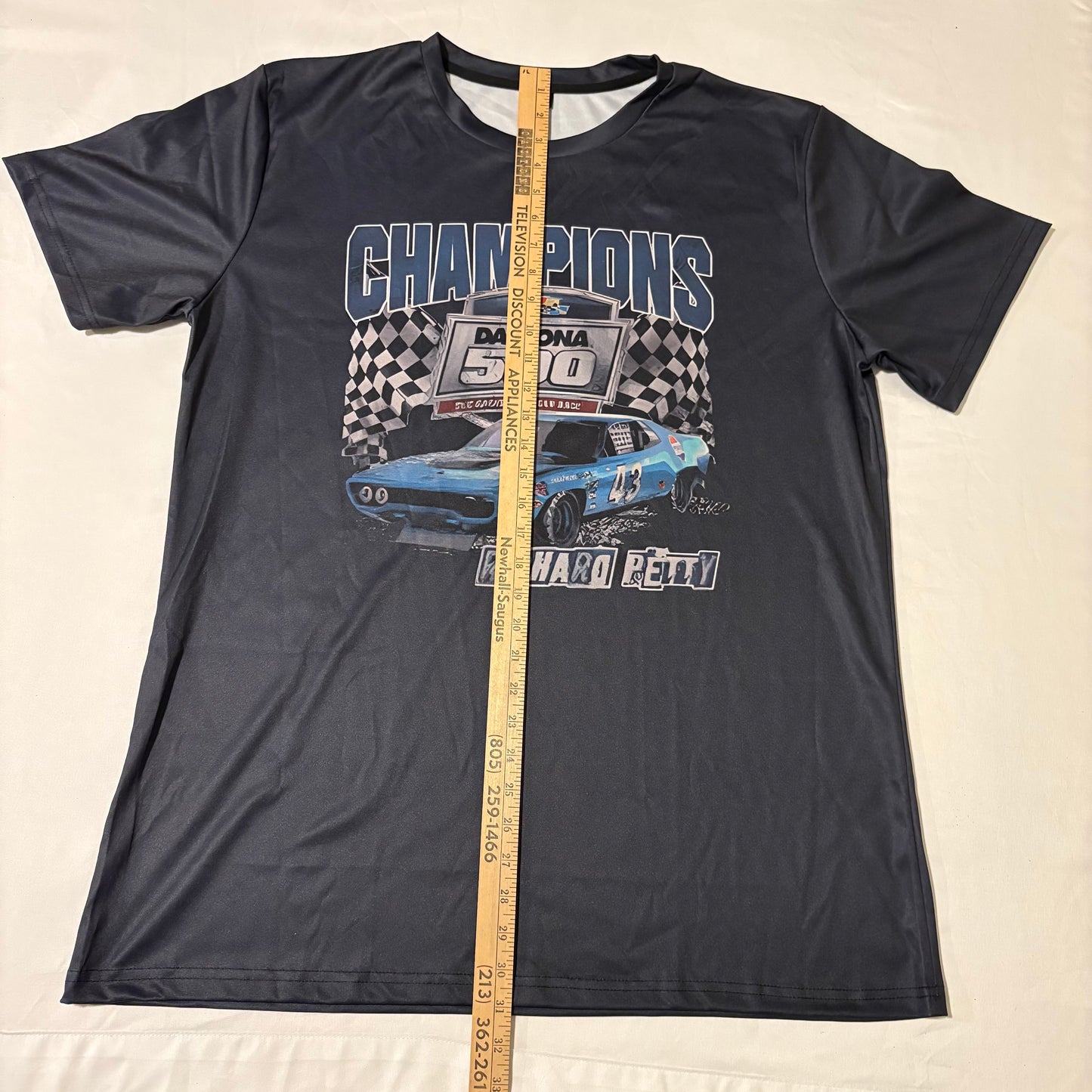 Daytona 500 Richard Petty Champions T-Shirt Men’s XL Nascar Racing Tee Black
