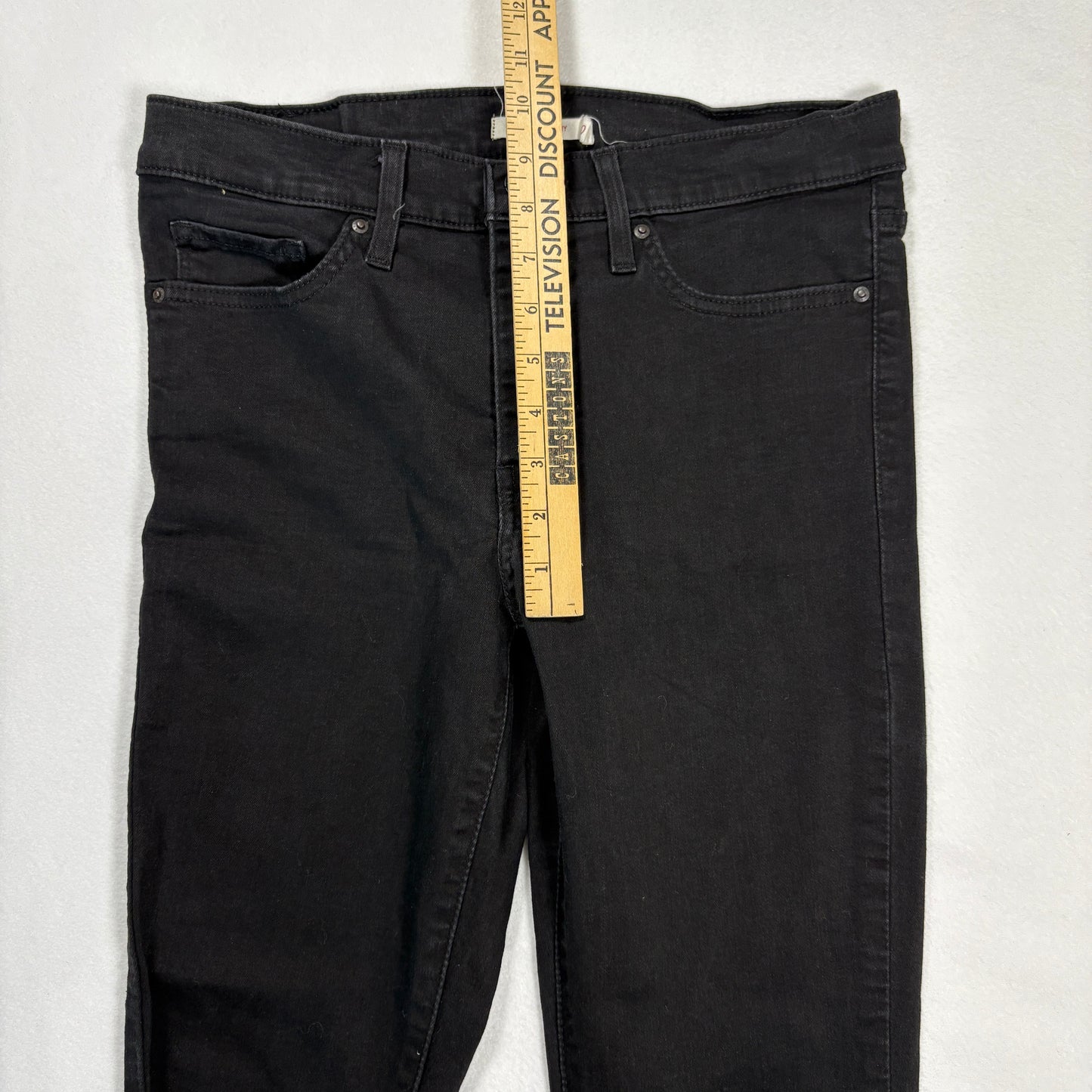 Levi's Womens Jeans 311 Shaping Skinny Black Size 30 High Rise Stretch Denim