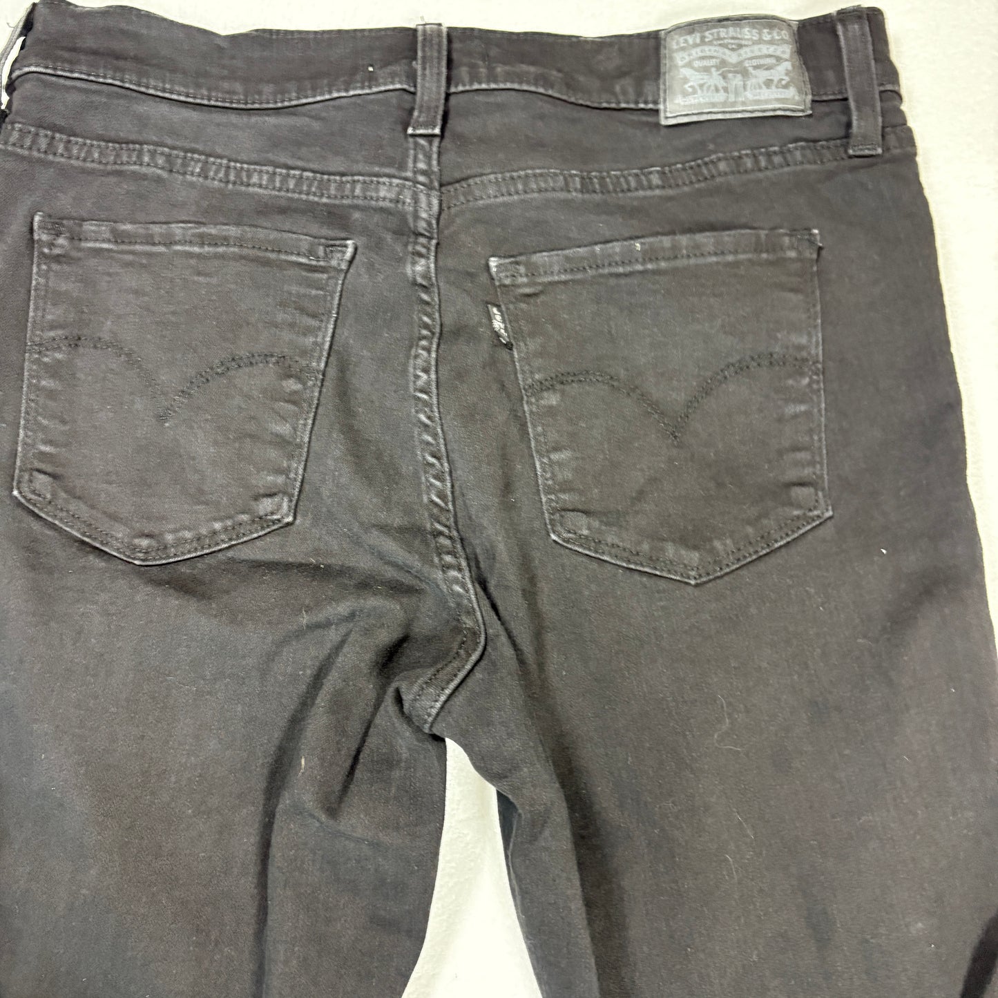 Levi's Womens Jeans 311 Shaping Skinny Black Size 30 High Rise Stretch Denim