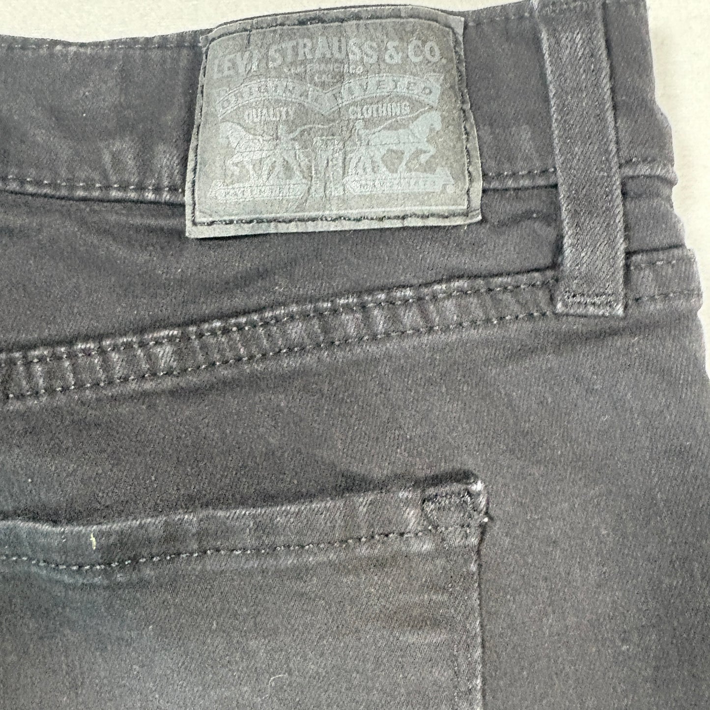 Levi's Womens Jeans 311 Shaping Skinny Black Size 30 High Rise Stretch Denim