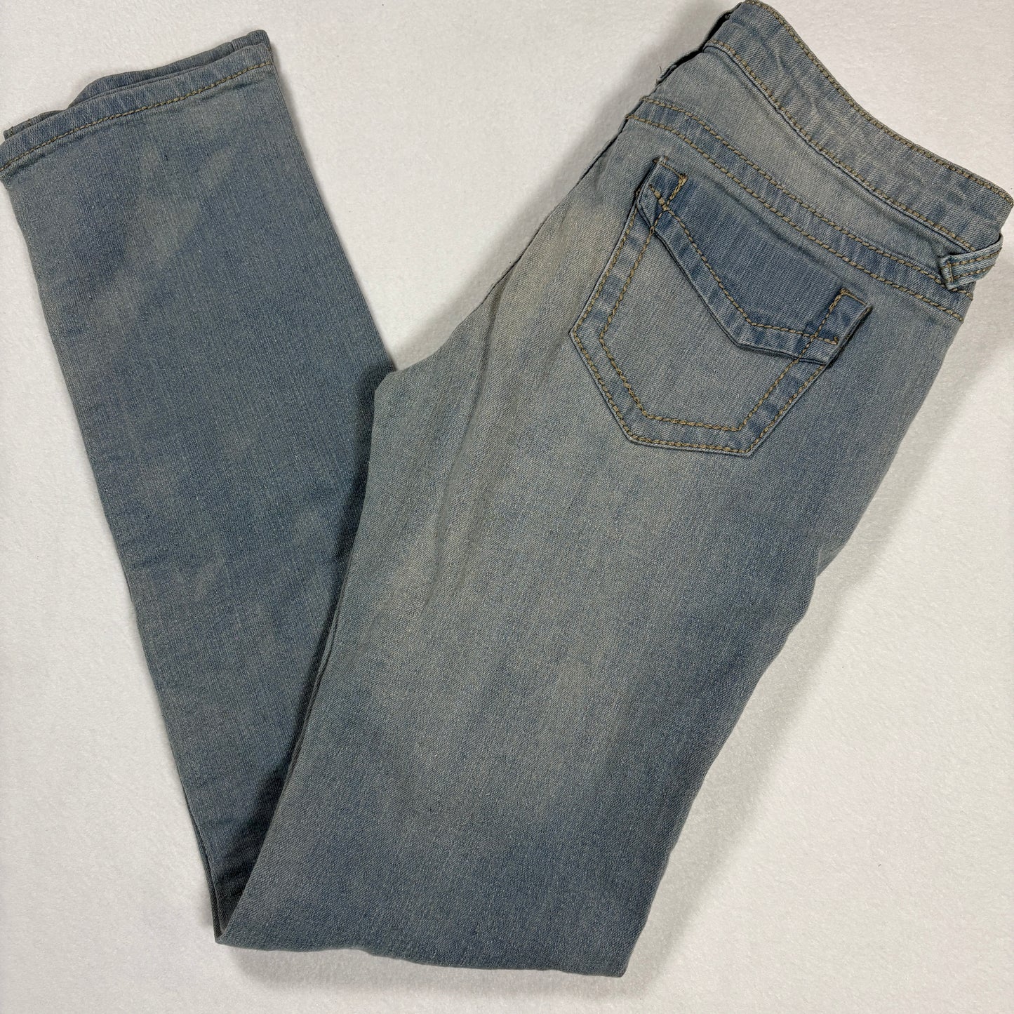 VIP Jeans Womens Size 3/4 Light Wash High Rise Skinny Y2K Stretch Denim Vintage