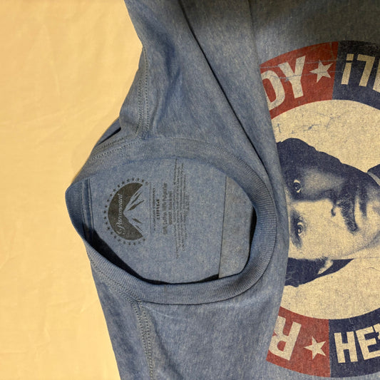 Ron Burgundy Anchorman Shirt Size XL Blue Paramount He’s Kind of a Big Deal Tee