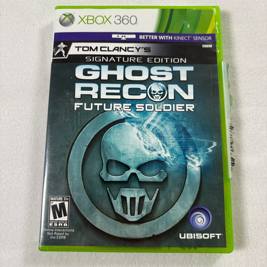 Ghost Recon Future Soldier Signature Edition Xbox 360 Complete CIB
