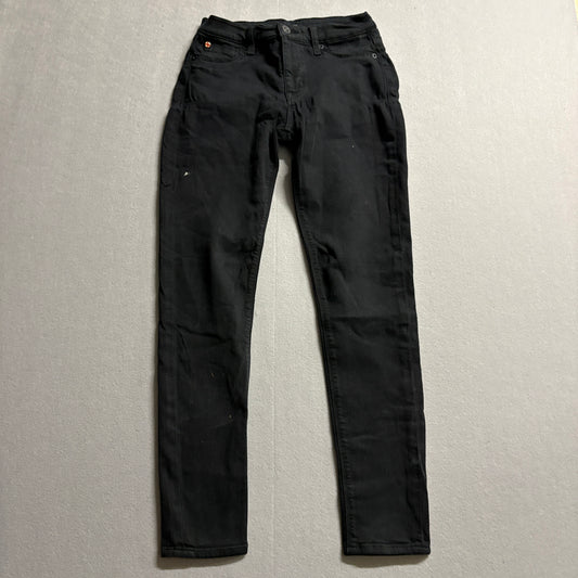 Hudson Black Skinny Jeans Tag Fits Like 27x29 Stretch Denim Slim Y2K