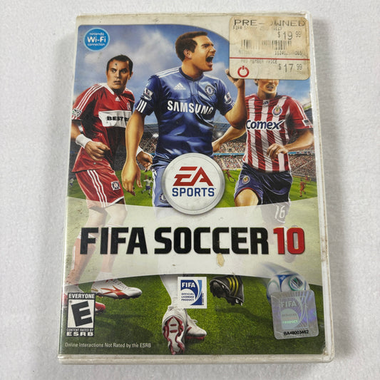 FIFA Soccer 10 Wii Complete CIB Tested EA Sports Football Game Manual