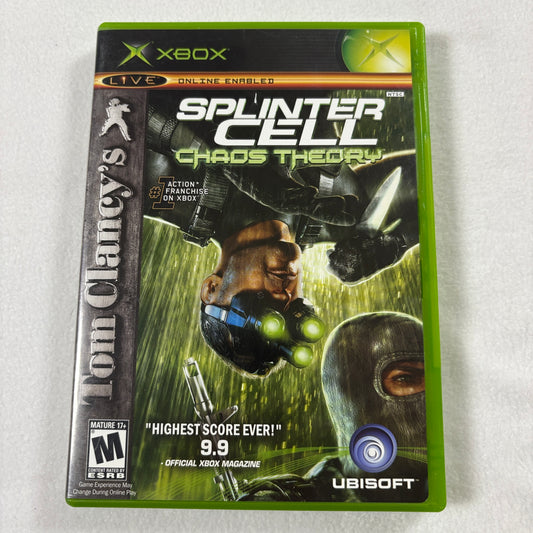 Splinter Cell Chaos Theory Xbox Original Tested Stealth Action Ubisoft M