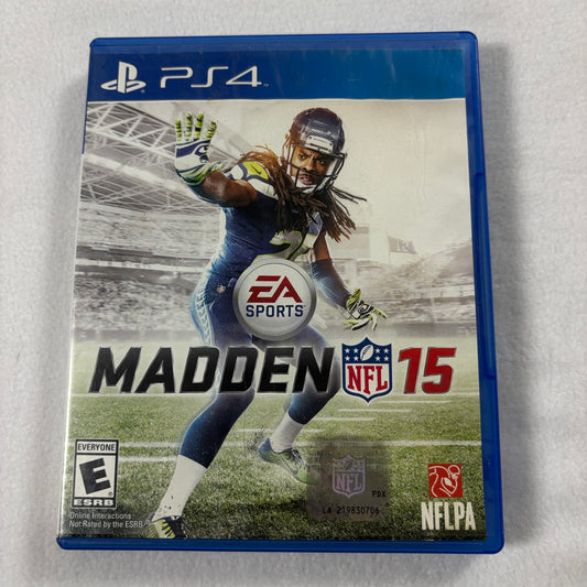 Madden NFL 15 PS4 Complete CIB Tested Football EA Sports Simulation Game