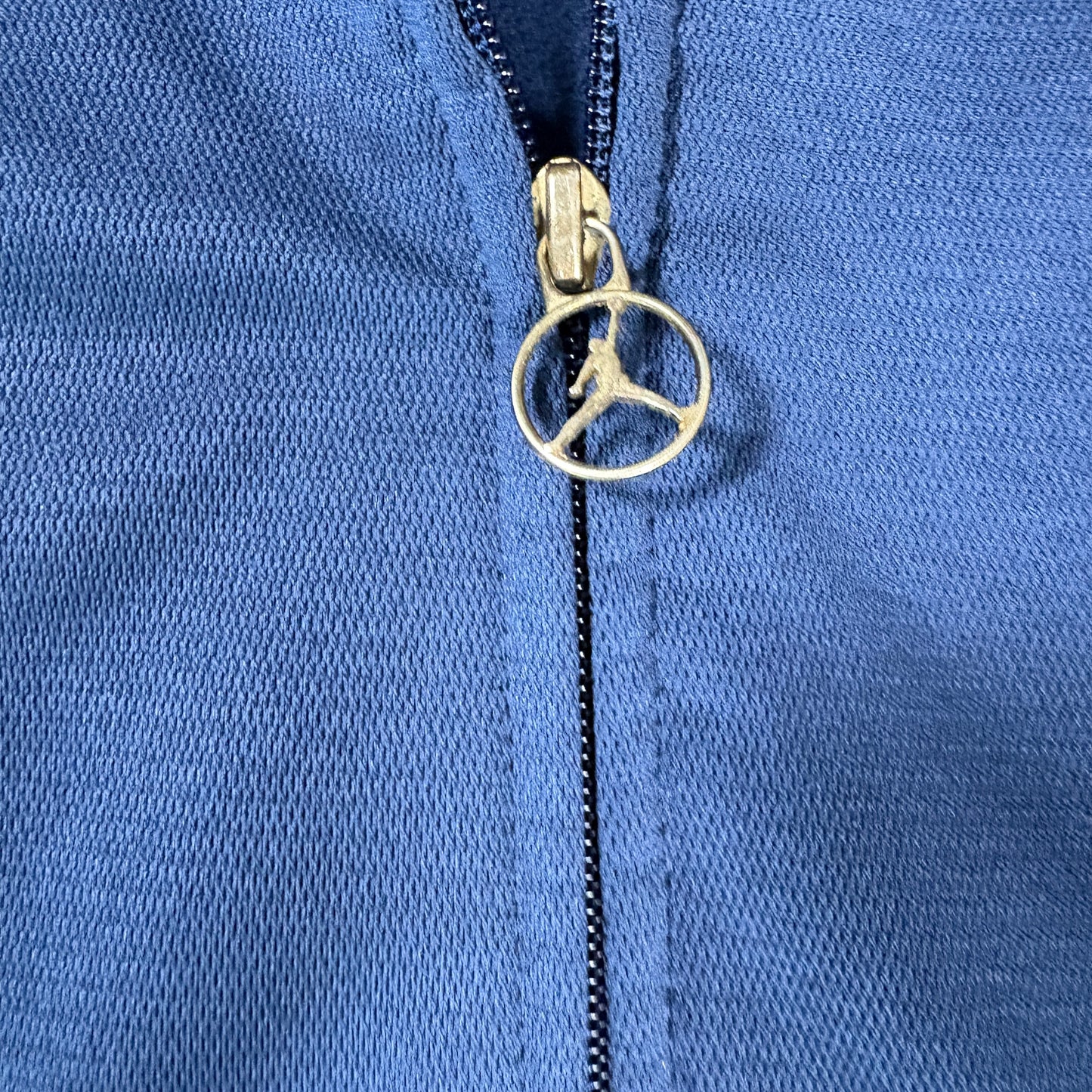 Nike Air Jordan Mens Track Jacket Size L Navy Red Retro 90s Y2K Full Zip Logo