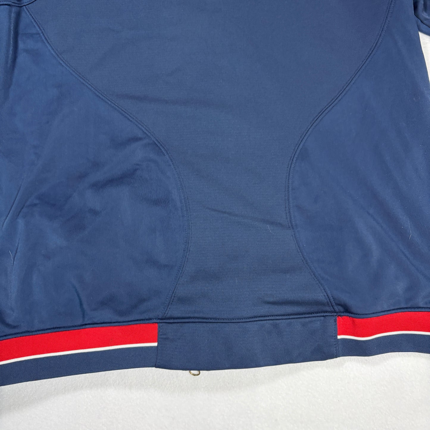 Nike Air Jordan Mens Track Jacket Size L Navy Red Retro 90s Y2K Full Zip Logo