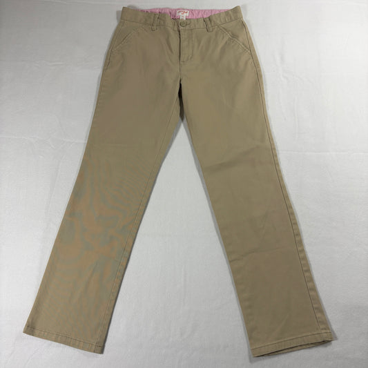 Cat & Jack Straight Pants Girls 16 Khaki Chino Style Uniform Casual School Wear
