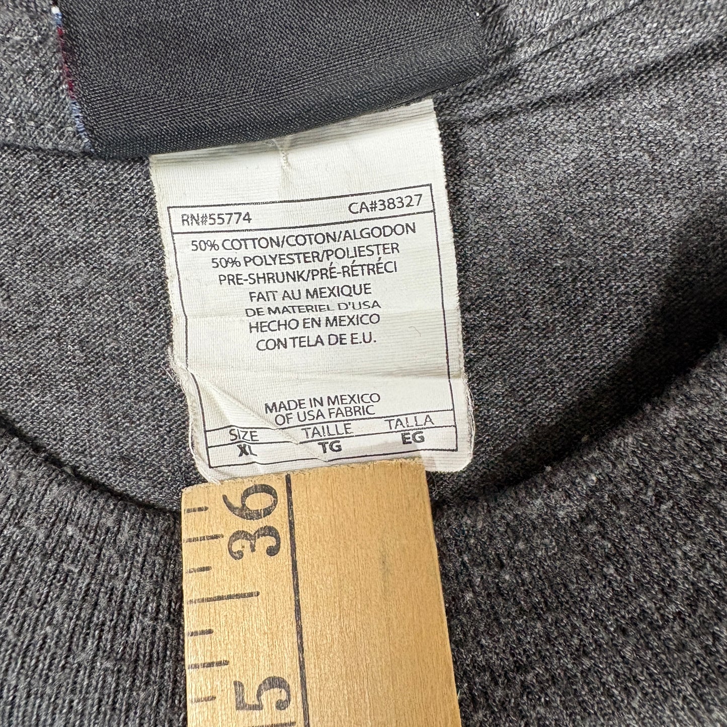 NFL Team Apparel Mens XL New York Giants T Shirt Gray Blue Logo Football Tee