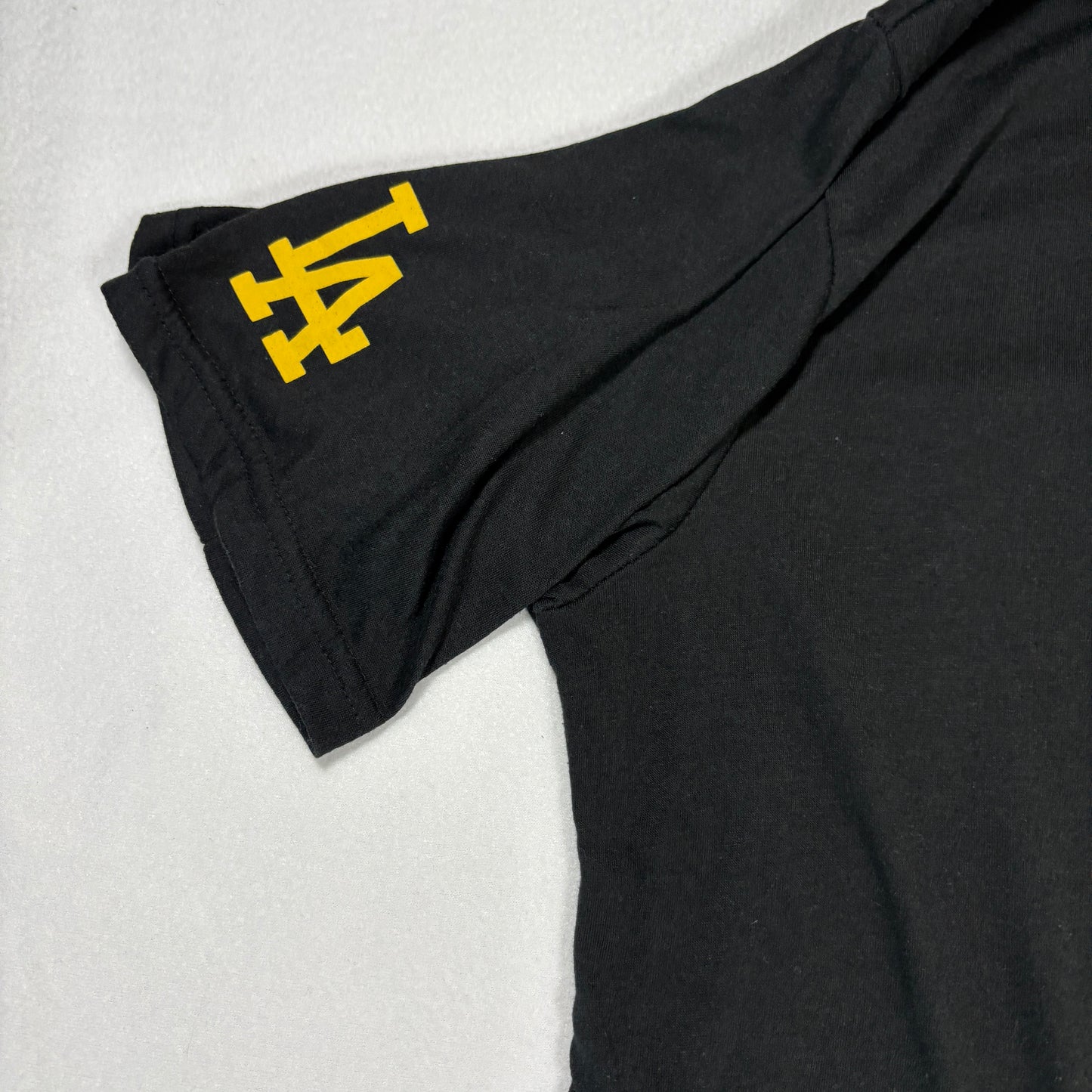 Los Angeles Dodgers Lakers Mens XL T Shirt Black Showtime Reunion Graphic Tee