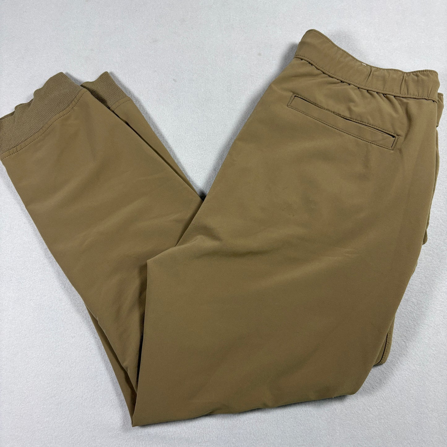 Goodfellow & Co Mens Jogger Pants Size M Tan Khaki Casual Streetwear Drawstring