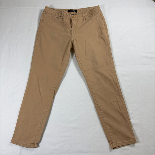 1822 Denim Womens Pant Size 10 Khaki Stretch Skinny Chino Style Casual Retro Y2K