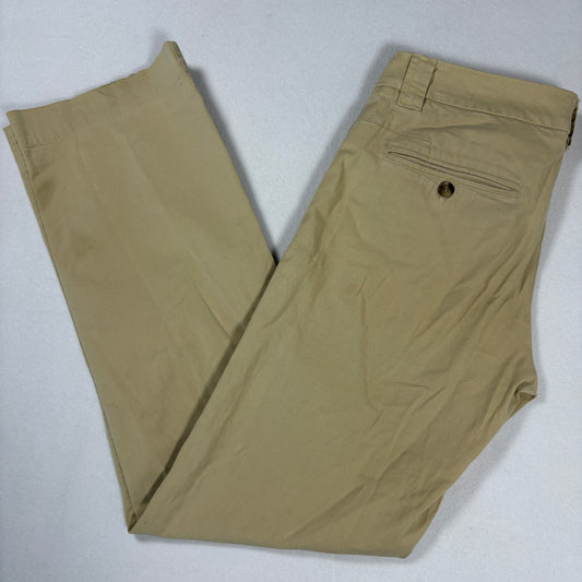 Vince Womens Khaki Chino Pants Size 6 Straight Leg Stretch Classic Work Casual