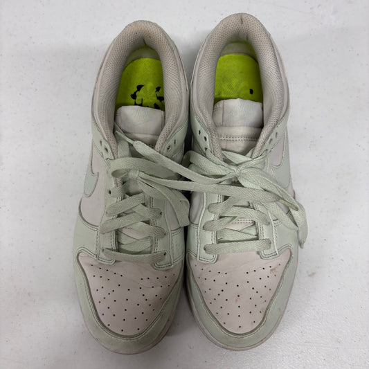 Nike Dunk Low Mint Green White Womens Size 9.5 Casual Skate Sneakers Shoes